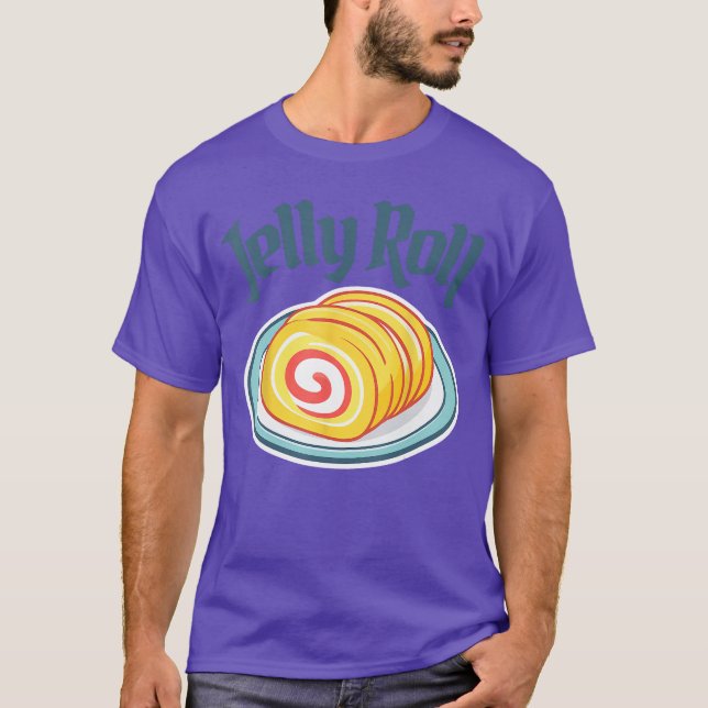 Ein Jelly Roll Dessert Freund T-Shirt (Vorderseite)