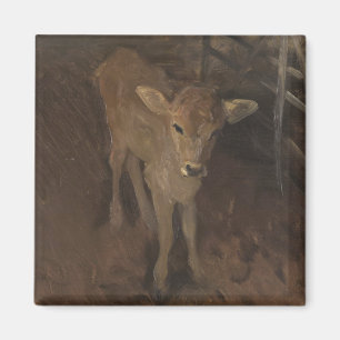Ein Jersey-Kalb Magnet