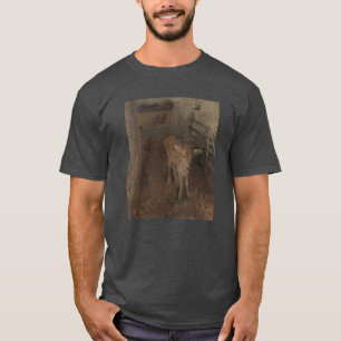 Ein Jersey-Kalb T-Shirt
