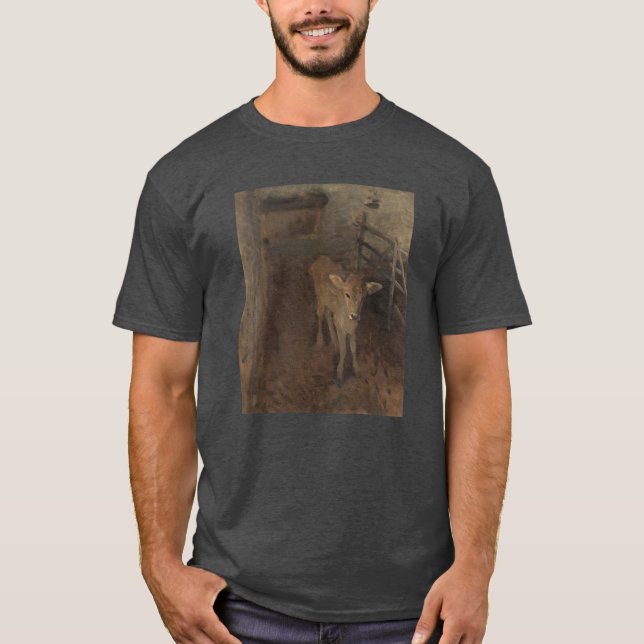 Ein Jersey-Kalb T-Shirt (Vorderseite)