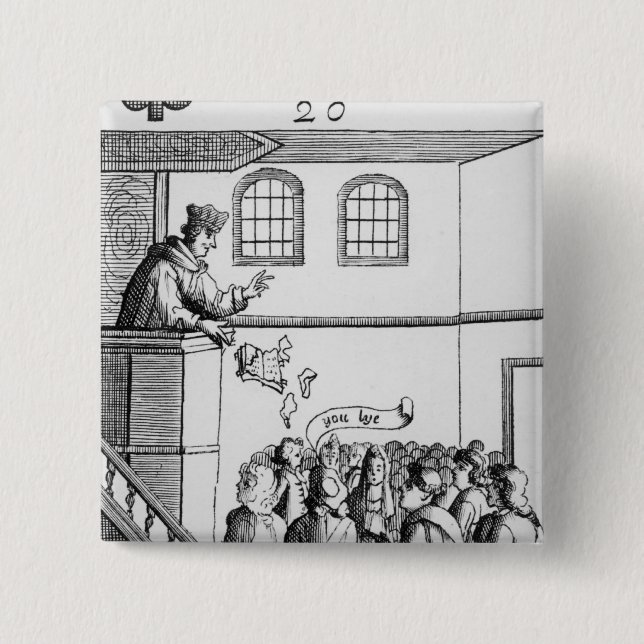 Ein Jesuit, der gegen unsere Bibel predigt Button (Vorderseite)