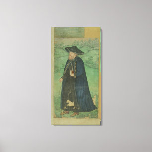 Ein Jesuitpriester, eingeschrieben auf Perser: Leinwanddruck