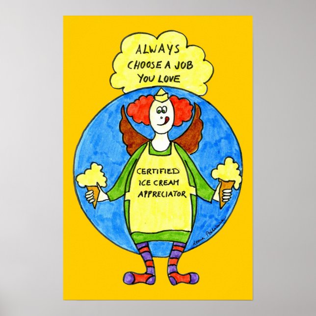 Ein Job, den Sie Liebe Poster (Vorne)