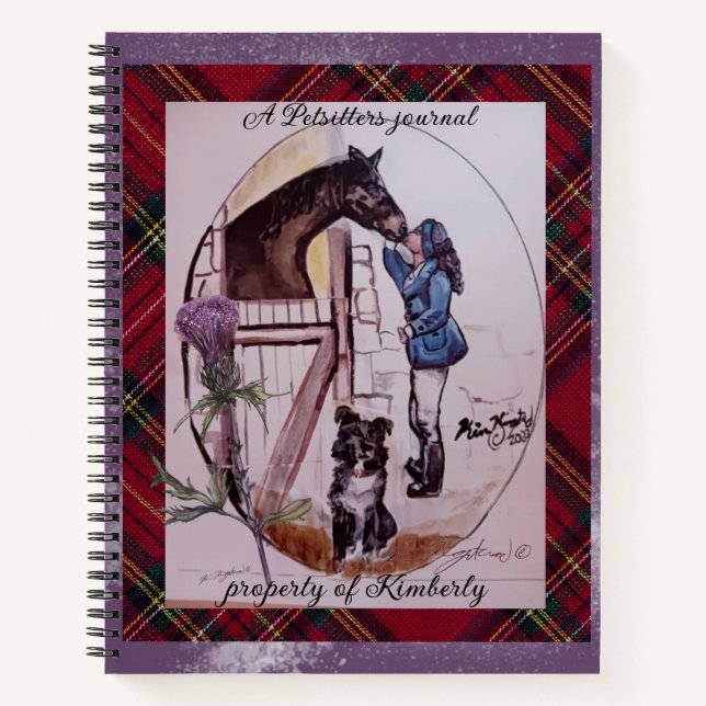 Ein Journal für Heimtiersitzer Notizbuch (Vorderseite)