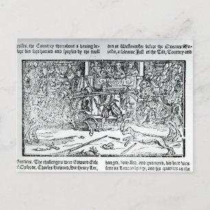 Ein Jousting-Turnier Postkarte