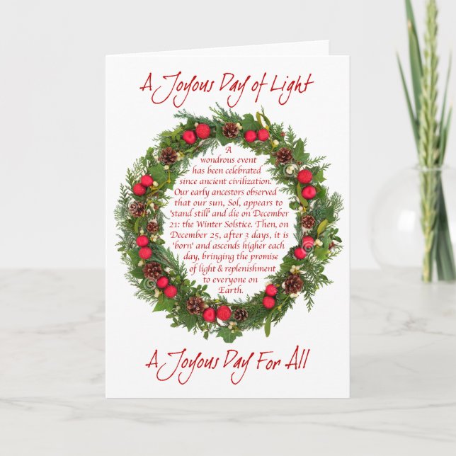 EIN JOYOUS-TAG - KARTE (Vorderseite)