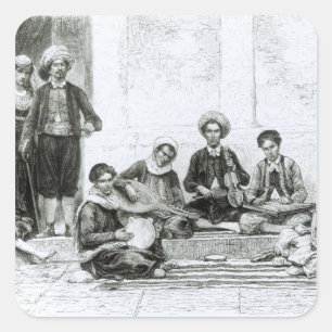 Ein jüdisches Konzert, Tlemcen Quadratischer Aufkleber