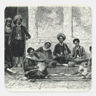 Ein jüdisches Konzert: Tlemcen Quadratischer Aufkleber