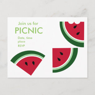 Ein Juicy Summer Picnic Postkarte