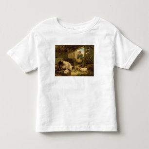Ein Junge, der in einen Schweinestall schaut, 1794 Kleinkind T-shirt