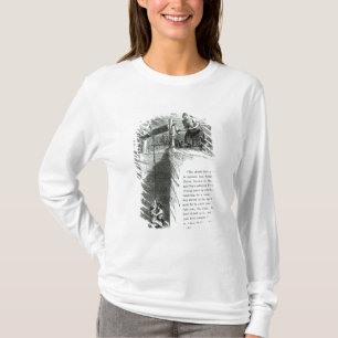 Ein Junge und ein Mädchen, die herauf eine T-Shirt