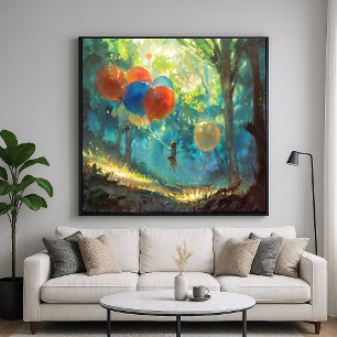 Ein Junge und sein Balloon Poster