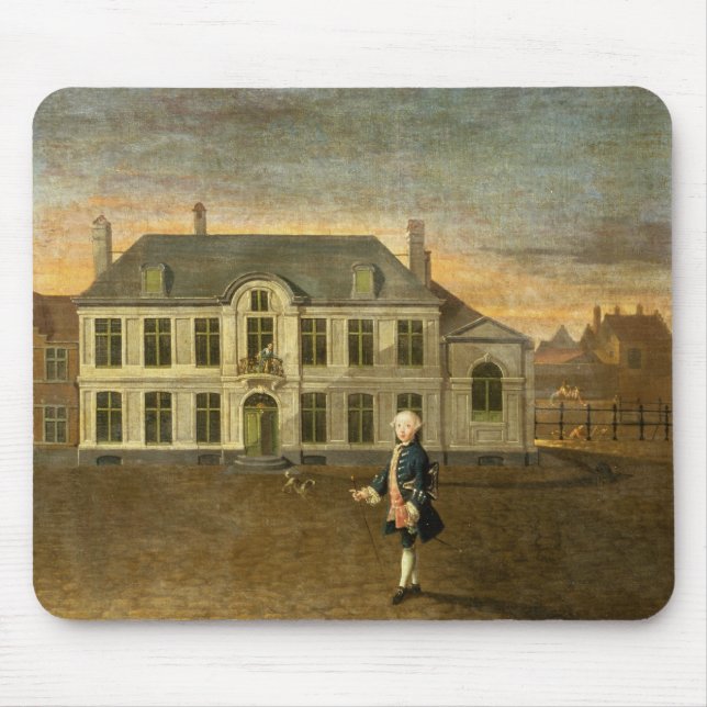 Ein junger Adlig stehend vor einer Villa (sehen Mousepad (Vorne)