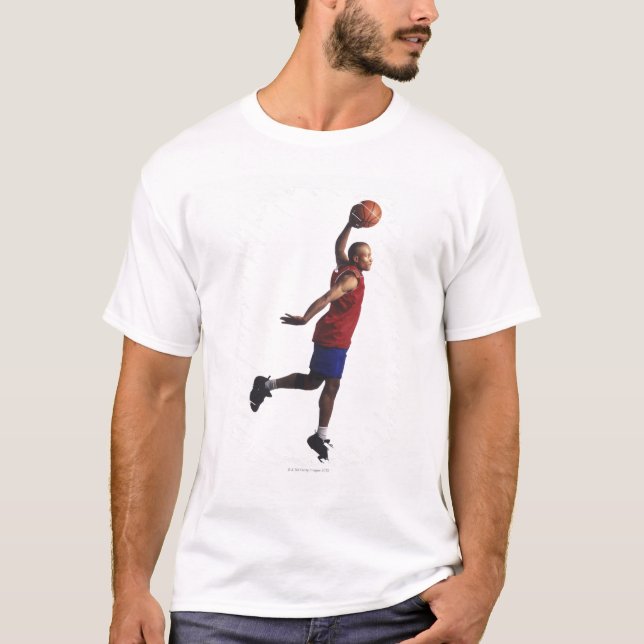 ein junger erwachsener MannesBasketball-Spieler T-Shirt (Vorderseite)