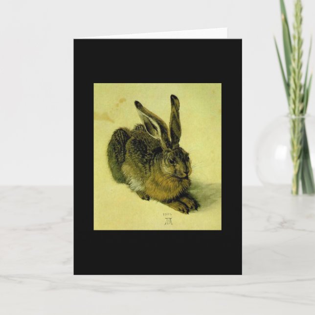 Ein junger Hase Karte (Vorderseite)