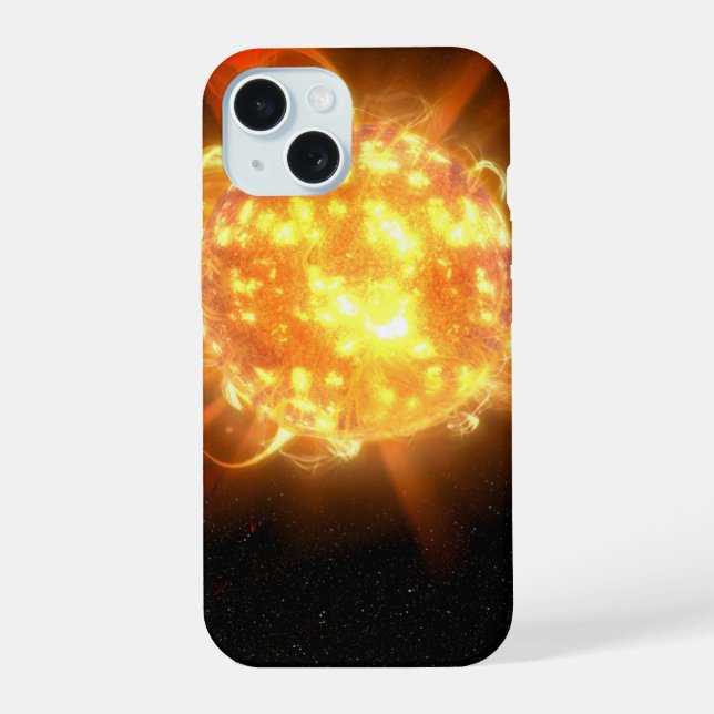 Ein junger Roter Zwerg iPhone 15 Hülle (Rückseite)
