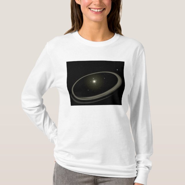 Ein junger Stern, umgeben von großen Planeten T-Shirt (Vorderseite)