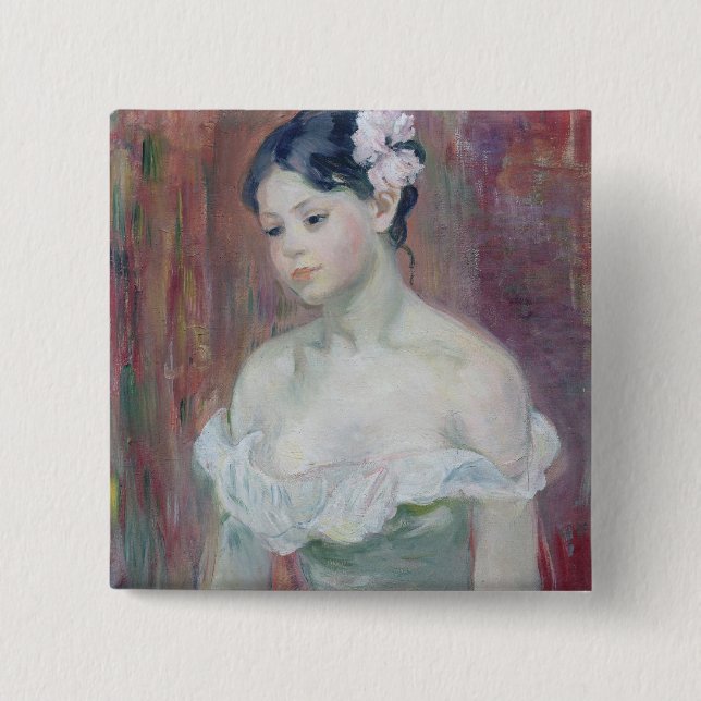Ein junges Mädchen, 1893 Button (Vorderseite)