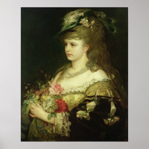 Ein junges Mädchen Poster