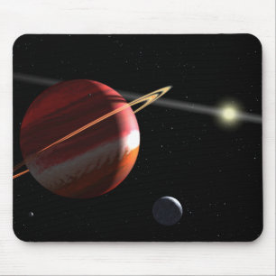 Ein Jupiter-Masse Planet, der den nahe gelegenen Mousepad
