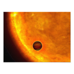 Ein jupitergroßer Planet Fotodruck