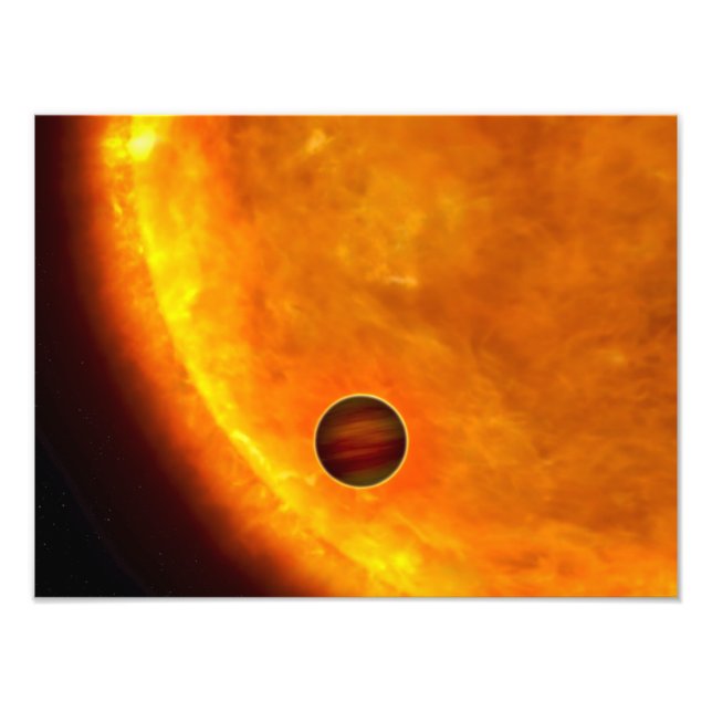 Ein jupitergroßer Planet Fotodruck (Vorne)