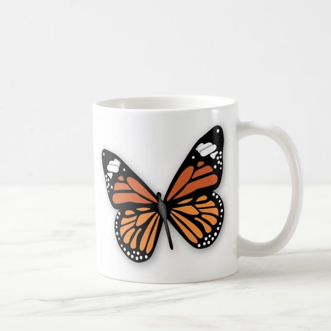Ein Juwelierschmetterling Tasse (Rechts)