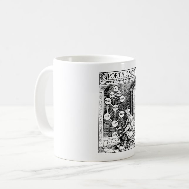 Ein Kabbalist Kaffeetasse (Vorderseite Links)