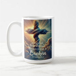 "Ein Kabel mit drei Strängen" Ecclesiastes 4:12 Kaffeetasse