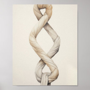 Ein Kabel von 3 Strängen, Sacrament, Digital Print Poster