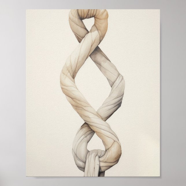 Ein Kabel von 3 Strängen, Sacrament, Digital Print Poster (Vorne)