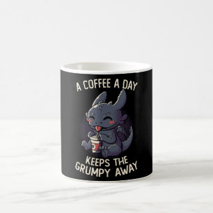Ein Kaffee am Tag hält den Brummbär fern Lustig Sü Kaffeetasse