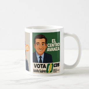 Ein Kaffee mit Adolfo Suárez Kaffeetasse