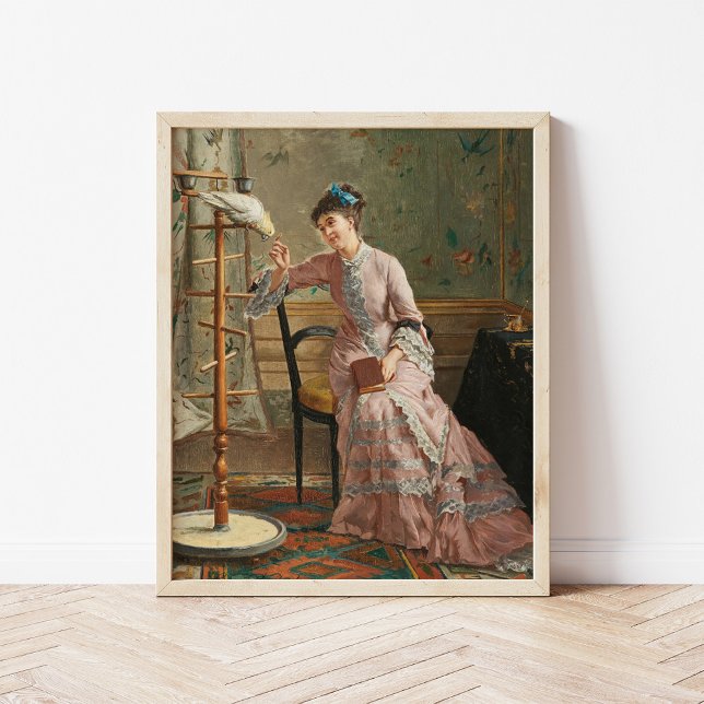 Ein Kakadu | Gustave Léonard de Jonghe Poster (Von Creator hochgeladen)