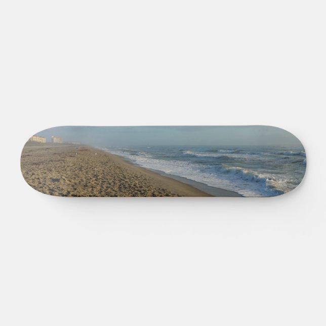 Ein Kakaostrand morgens Skateboard (Horizontal)