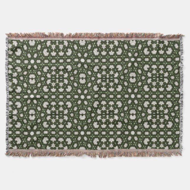 Ein Kaleidoskop der wilden Spitze von Petalen KS#2 Decke (Vorderseite)