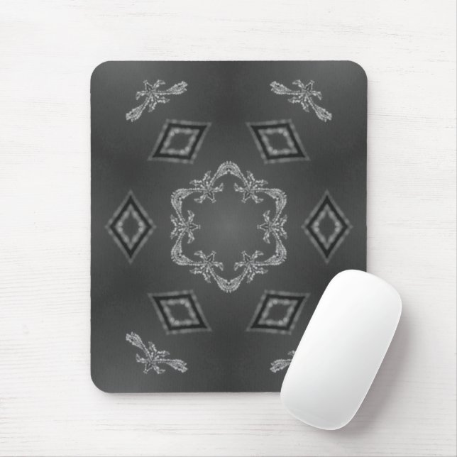 Ein Kaleidoskop zarter Etchings Mousepad (Mit Mouse)