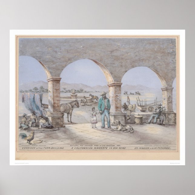 Ein kalifornischer Magnat in seiner Zuhause (1317) Poster (Vorne)