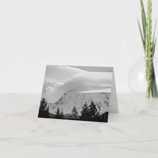 Ein kalter Tag im März Karte (Vorderseite)