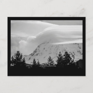 Ein kalter Tag im März Postkarte