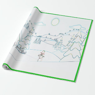 Ein kalter Wintertag - Geschenkpapier