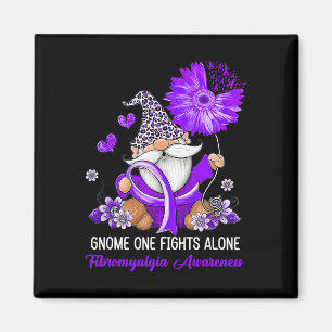 Ein Kampf allein Band Fibromyalgie Bewusstsein Magnet