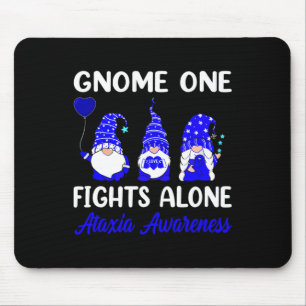 Ein Kampf allein Blue Ribbon Ataxia Bewusstsein Mousepad