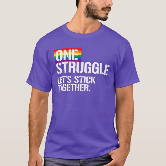 Ein Kampf zusammen T-Shirt (Vorderseite)