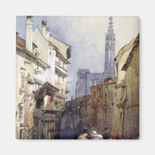 Ein Kanal in Straßburg Magnet