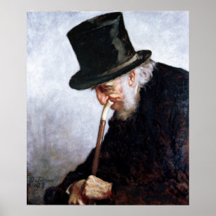 Ein Kapitän im Ruhestand aus Massachusetts, 1879 Poster