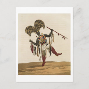 Ein Kapitän in seinem Kriegskleid von "Mission fro Postkarte