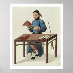 Ein Kappen-Hersteller, überziehen 51 "vom Kostüm Poster