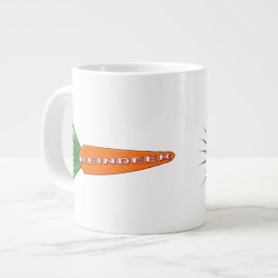 Ein Karotten-Weihnachtsrentier-Tasse Jumbo-Tasse