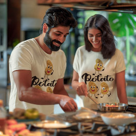 Ein Kartoffel zwei Kartoffeln Kawaii Veggies Unise T-Shirt